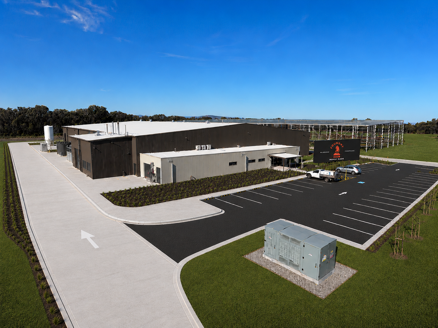 Founder Made’s Ettamogah facility exterior